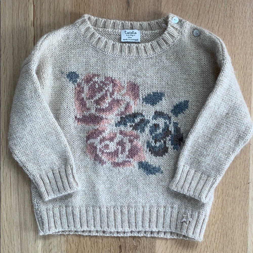 Tocoto Vintage rose sweater